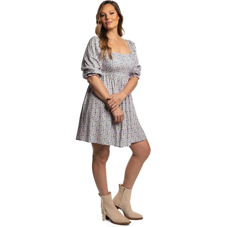 Justin Puff Sleeve Sundress