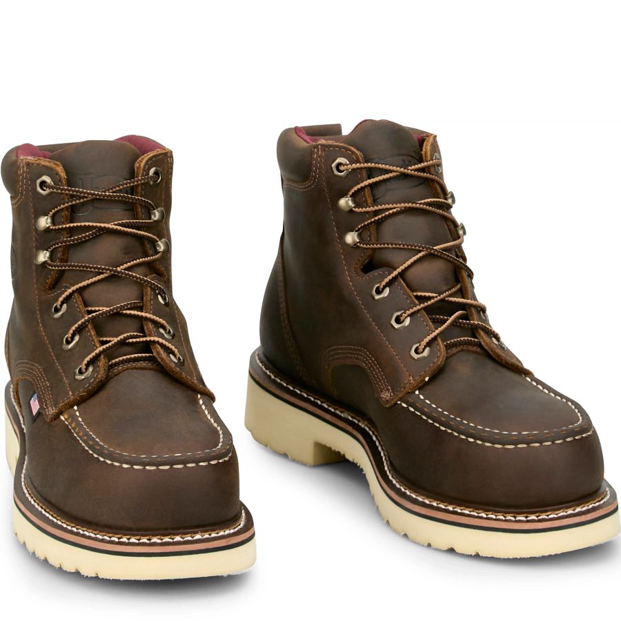 Akron 6" Waterproof Steel Mocc Toe