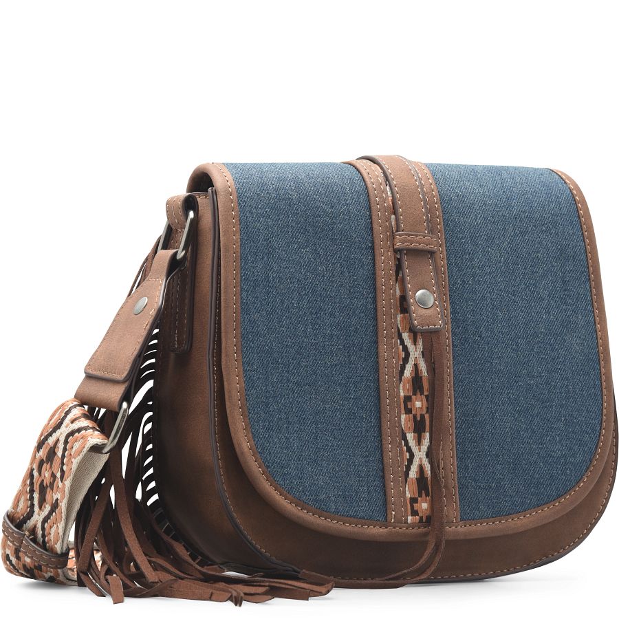Denim Saddle Bag