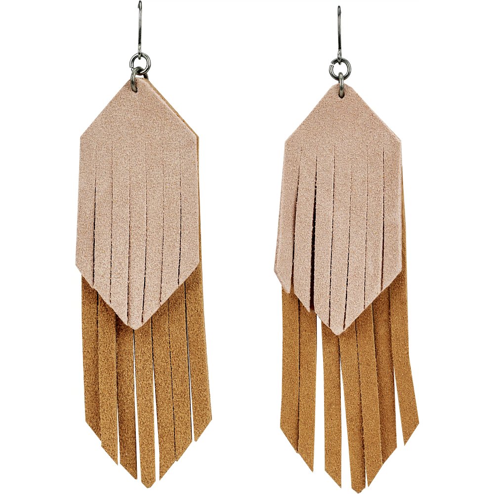 Justin Women's Genuine Suede Earrings